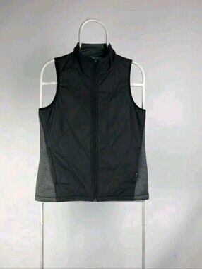 Oakley Women's Black/Gray Full Zip Vest Size Medium